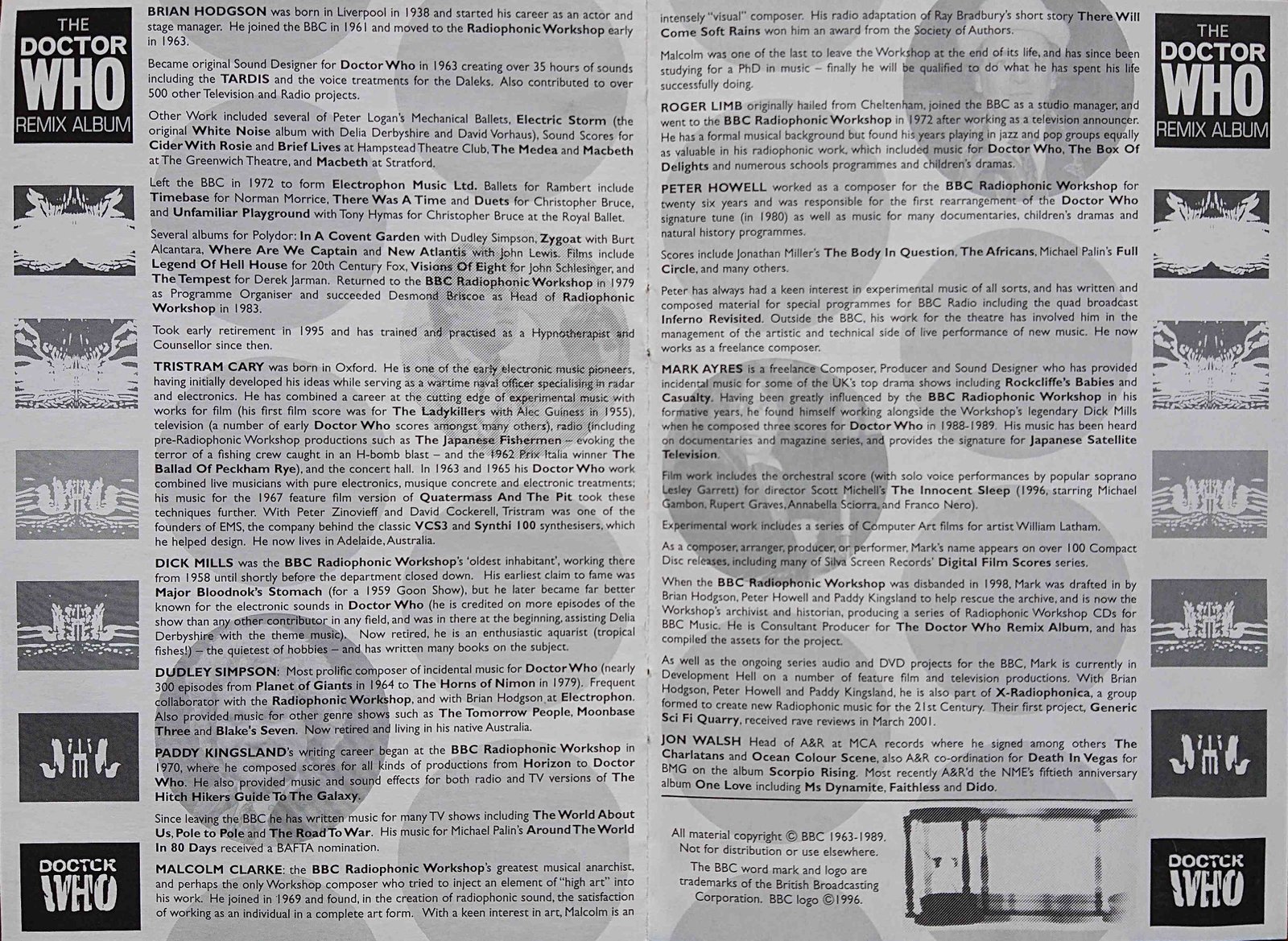 Inserts from DVD-TDWRA